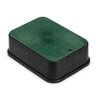 6 in. Jumbo Extension Black Body W/ Overlapping Green Lid