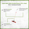 Razor-Back Multi-Surface Broom 24 in. Head 60 in. Hardwood Handle