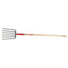 Razor-Back Manure Fork 6 Tine Steel Head 48 in. Wood Handle