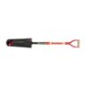Razor-Back Drain Spade Wood Handle D-Grip 16 ft.
