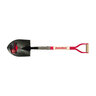 Razor-Back Round Point Shovel w/ Rolled-Step & D-Grip