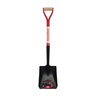Ames Square Point Shovel w/ Tab Socket and Rolled Step Wood Handle D-Grip