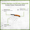 Razor-Lite EDC Knife Orange