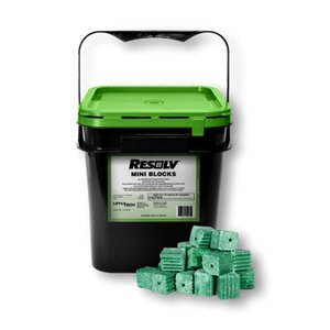 Resolv Mini Block Rodenticide, 1 oz blocks, 16 lb. pail