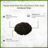 Dyed Black Mini Chip Mulch Bulk (per cu. yd.)