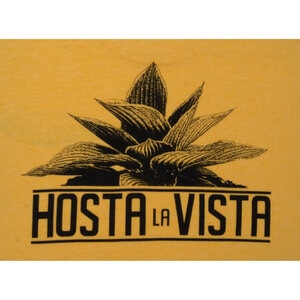 Yellow Hosta La Vista Shirt, Medium