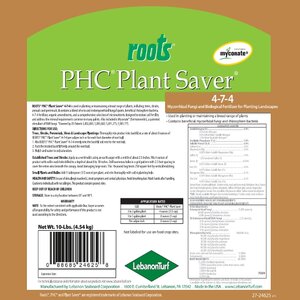 Lebanon Roots PHC Plant Saver 4-7-4 Organic/Organic-Base Fertilizer 