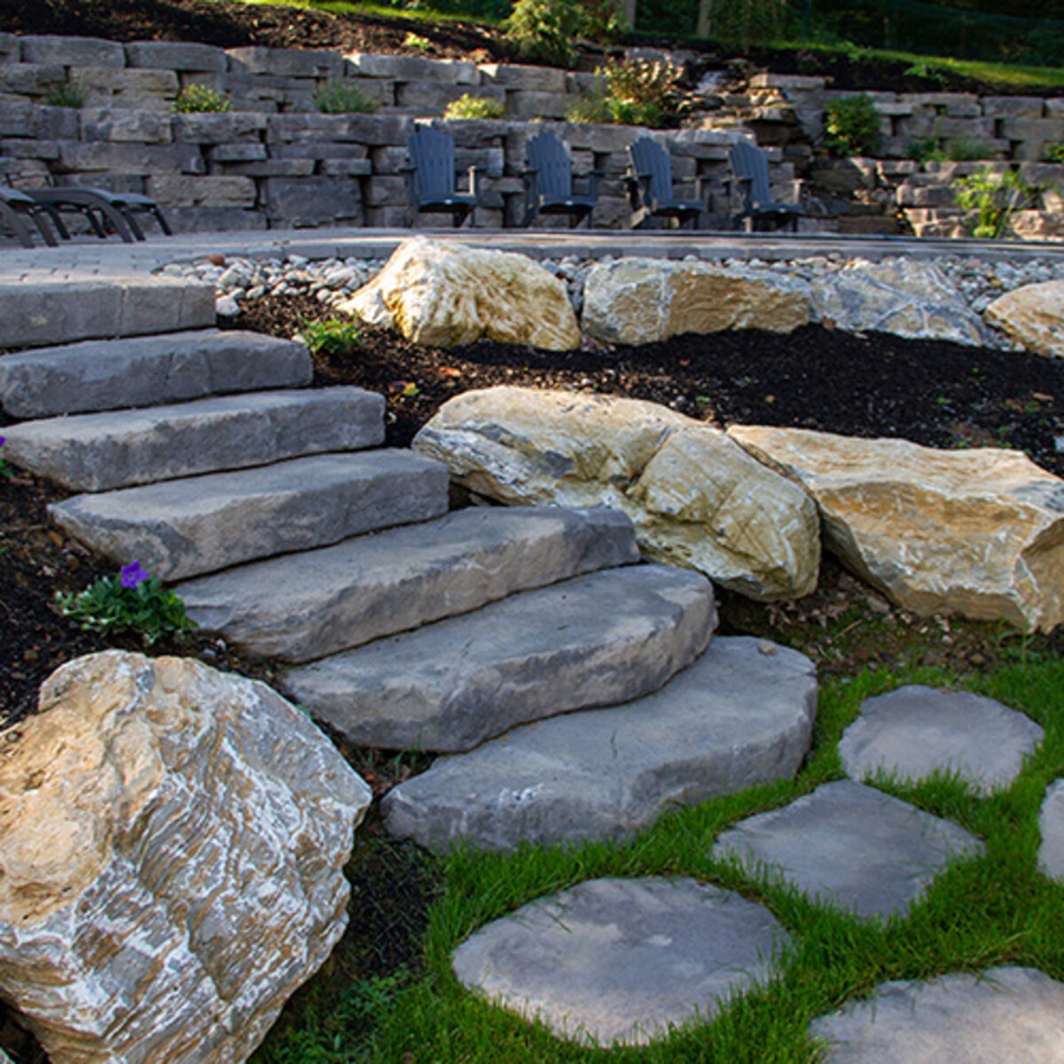 Rosetta Dimensional Step Cedar Valley Blend 3 ft. (8 pc./pallet ...