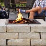 Lee BP Rosetta Kodah Fire Pit Square Ridgestone 51 in. x 12 in. with Steel Insert