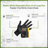 Raven Nitrile Disposable Glove 6 mil Large 50/box