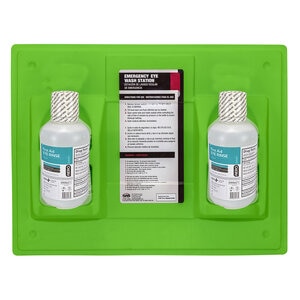 Eyewash Station (Bottle Type) With Two 16 oz. Eyewash / Irrigate Solution