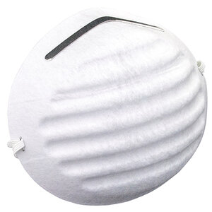 SAS Dust Mask Non-Toxic White One-Size Fits Most ea