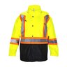SAS Rainsuit Jacket Yellow w/ 2 in. Reflective Contrasting Trim XX-Large (ANSI/ISEA Class 2 Compliant)