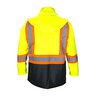 SAS Rainsuit Jacket Yellow w/ 2 in. Reflective Contrasting Trim XX-Large (ANSI/ISEA Class 2 Compliant)