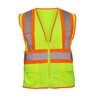 Safety Vest - Class 2 - Two Tone - 2 in. Reflec. Tape - Yellow (ANSI/ISEA 107 Class 2 Compliant) - X-Large