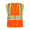 Safety Vest Class 2 Two Tone 2 in. Reflective Tape Orange XX-Large (ANSI/ISEA 107 Class 2 Compliant)