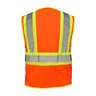 Safety Vest Class 2 Two Tone 2 in. Reflective Tape Orange XX-Large (ANSI/ISEA 107 Class 2 Compliant)