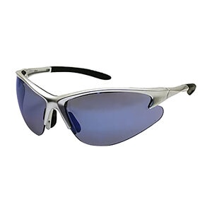 SAS DB2 Safety Glasses Silver Frame Ice Blue Mirror Lens Polybag