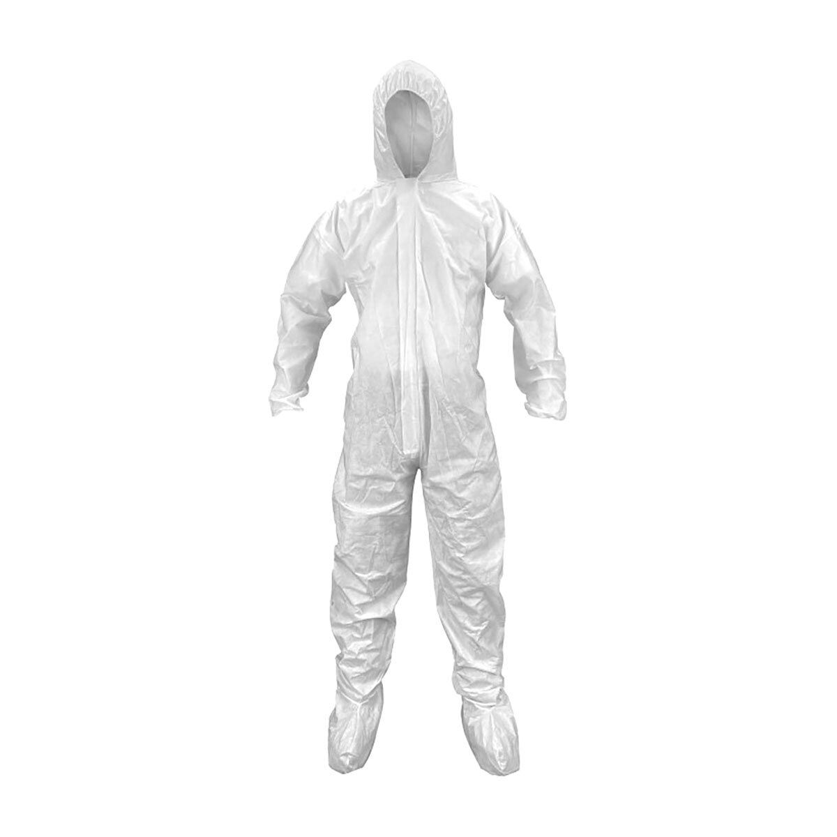 SMS General Purpose Hooded & Booted Coveralls - Med - BULK - 25 Coveralls Per Case (Priced Per Case)