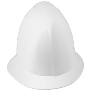 SAS Hard Hat White Full Brim w/ Ratchet