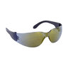 NSX Safety Glasses Black Temple Gold Mirror Lens Polybag