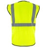 Safety Vest - Class 2 - Surveyors - 2 in. Reflec. Tape - Yellow (ANSI/ISA 107 Class 2 Compliant) - 3XL