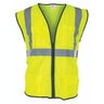 Safety Vest - Class 2 - Surveyors - 2 in. Reflec. Tape - Yellow (ANSI/ISA 107 Class 2 Compliant) - 3XL