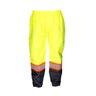 Rainsuit Pants, Yellow With 2 in. Reflective Contrasting Trim - (ANSI/ISEA Class E Compliant) - M
