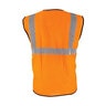 Safety Vest - Class 2 - Mesh - 2 in. Reflec. Tape - Orange - (ANSI/ISEA 107 Class 2 Compliant) - 3XL