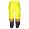 Rainsuit Pants, Yellow With 2 in. Reflective Contrasting Trim - (ANSI/ISEA Class E Compliant) - L