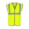 SAS InVue Hi-Viz Yellow Safety Vest Class 2 Type R Mesh 2 in. Reflec. Tape (ANSI/ISEA 107 Class 2 Compliant) - M