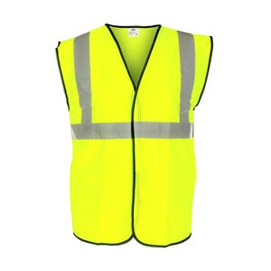SAS InVue Hi-Viz DOT Class 2 Type R Yellow Vest (ANSI/ISEA 107 Class 2 Compliant) - 3XL
