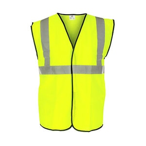 SAS InVue Hi-Viz DOT Class 2 Type R Yellow Vest (ANSI/ISEA 107 Class 2 Compliant) - XL