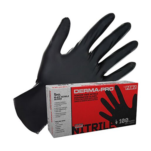 SAS Derma-Pro Disposable Glove Powder Free Nitrile 2XLrg 100/box