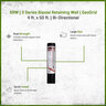 SRW 3 Series Biaxial Retaining Wall Geogrid 4 ft. x 50 ft. 