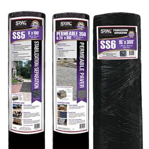 SRW SS5 5 oz. (200 lb.) Woven Geotextile Soil Separation Fabric 12.5 ft. x 432 ft.