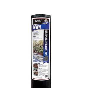 SRW NW4 4 oz. Non-Woven Needle Punched Geotextile Filter Fabric 15 ft. x 360 ft.