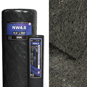 SRW NW4.5 4.5 oz. Non-Woven Needle Punched Geotextile Filter Fabric 4 ft. x 50 ft.
