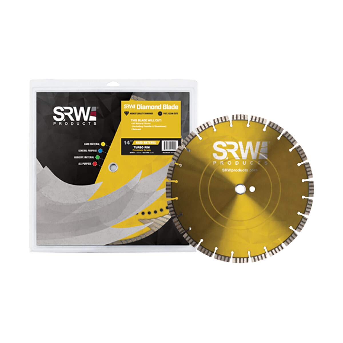 SRW Wall Diamond Blade Yellow 4.5 in | SiteOne US