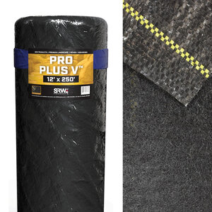 SRW Pro Plus V 5 oz. Woven Weed Barrier Fabric 8 ft. x 250 ft. Folded to 4 ft.