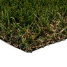 STR Vintage Lawn Olive Synthetic Turf 65 oz. Face Weight 1-3/4 in. Delustered Field Green/Olive Green Blades Tan/Brown Thatching