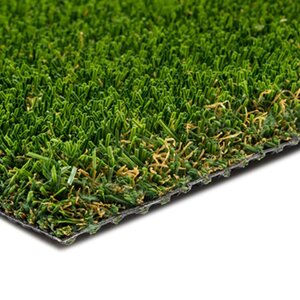 STR Pet Champ Synthetic Turf 58 oz. Face Weight 1in. Meadow Green/Lime Green Blades Green/Tan Thatching