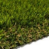 STR Super Soft Lite Synthetic Turf 60 oz. Face Weight 1.5 in. Field Green/Olive/Clover Blades Green/Tan Thatching