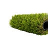 STR Super Soft Lite Synthetic Turf 60 oz. Face Weight 1.5 in. Field Green/Olive/Clover Blades Green/Tan Thatching