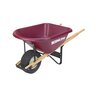 Scenic Road Single Wheelbarrow 6 cu. ft. w/4 Ply Turf Tire