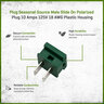 Seasonal Source Male Slide On Polarized Plug