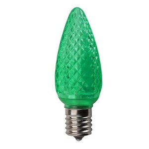 Seasonal Source C9 LED Faceted Lens 0.5W Green