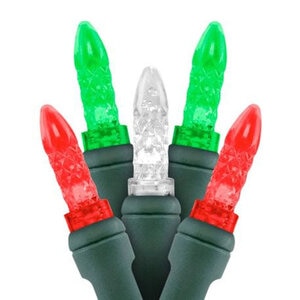 Seasonal Source M5 70L Pure White LED Strand 4" Spacing