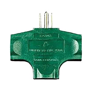 Seasonal Source Heavy Duty 3-Way Outlet, Green