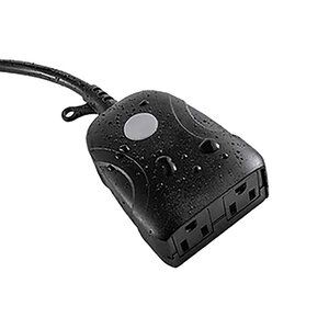 Seasonal Source Outdoor WIFI Smart Plug w/2 Outlets